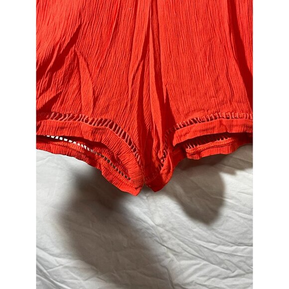 decree sleeveless romper pink lace button on back elastic rayon medium READ - Picture 6 of 15